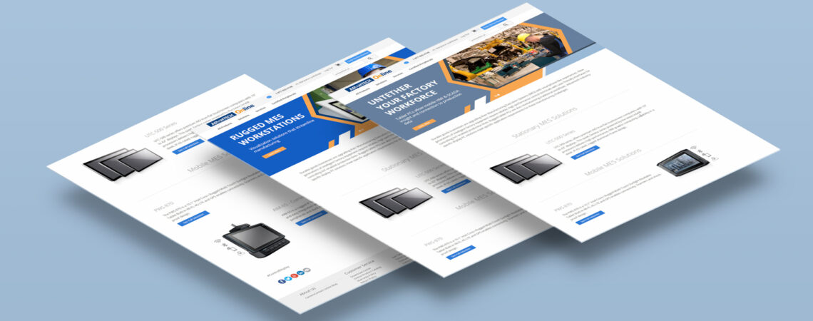 Responsive web design - MES mini site